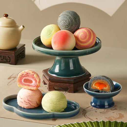 Huangxu Mid-Automn Festival Mooncake Gift Box 723g Cantonais Creatation Table fluc de lune Médin-Automne Festival Cadeaux Cadeaux peut être personnalisé