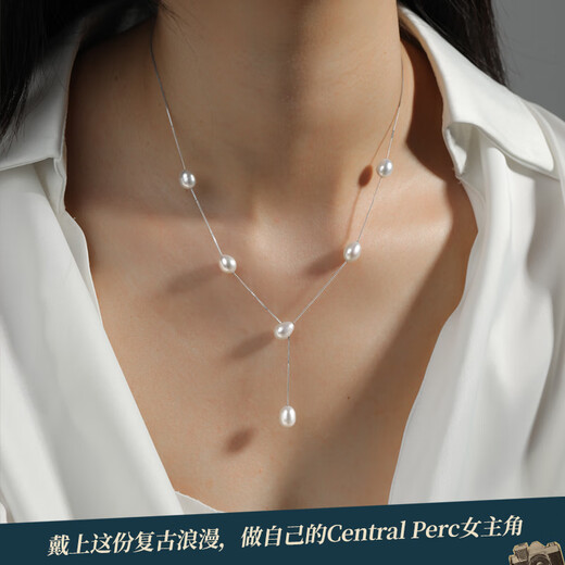 Manhe S925 Silver Freshwater Pearl Necklace Women's 2025 New Pendant Jewelry Wife's Birthday Gift for Girl Friends