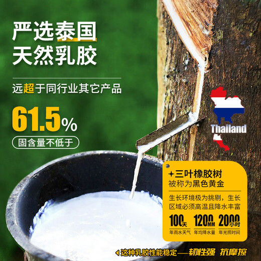 Guantes de protección laboral perforante de Gloing de Xingyu Sitio de construcción resistente al desgaste de goma de goma Protección de trabajo de construcción A688 [Gienes con licencia auténticos] L Código L de 12 PAD Resistente A688 Azul Azul