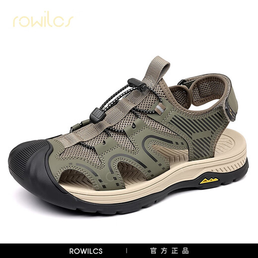 Rowilcs Sandals masculin 2025 Été Nouveau extérieur décontracté semelle douce de patauge