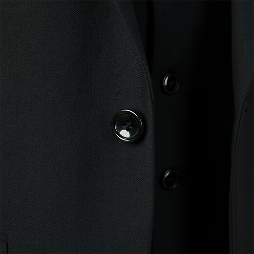 Woodpecker (TUCANO) suit men's spring and autumn three-piece business casual Korean style formal wear versatile top men's black 2XL