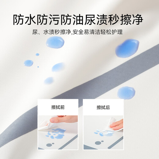 英氏（YEEHOO）尿布台婴儿护理台新生儿换尿布台按摩抚触台宝宝多功能带浴盆 【新升级豪华尊享】尿布台+感温a