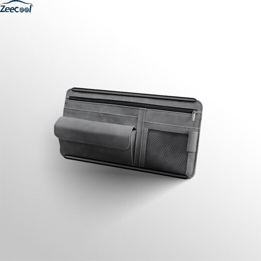 
The repair car sunscreen glasses box storage bag ID card receipt clip car fur rubber frame zipper card 9276B blue