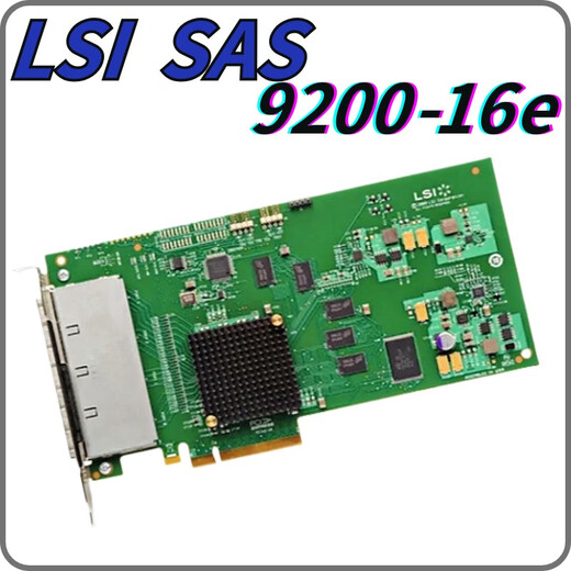 Intel Original LSI SAS 9200-16E 16-Port-Hochgeschwindigkeits-RAID-Karte 6 GB/s SAS/SATA LSI0018 9201-16E Neues Arbeitspaket drei Jahre Qualität