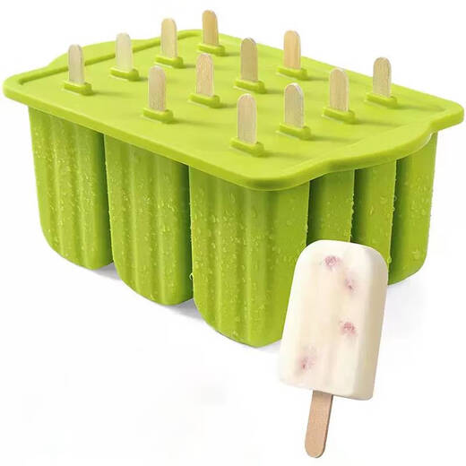 Sailoto ice cream mold ice cream popsicle homemade ice cubes frozen to make popsicle ice cream 2-pack ice cream mold green free root wood