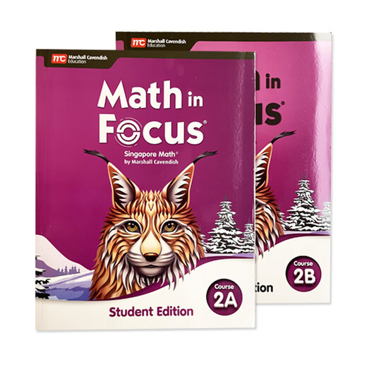 正版原版进口新加坡数学Math in Focus新版678年级初中数学教材Course 1A1B2A2B3A3B课本 练习册 现货 Course 3A课本（八年级上）