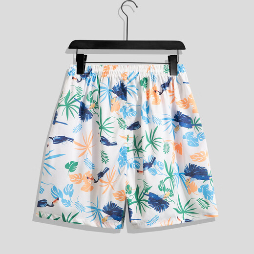 ConNORTON travel loose large size trendy beach pants men's quick-drying five-point casual pants Sanya island vacation shorts South T6626 pants M