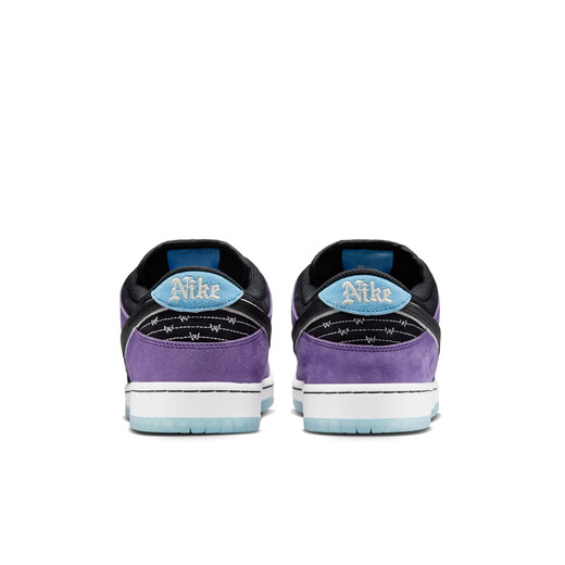 Nike (Nike) Nike zapatillas de skate de la parte superior de los hombres y mujeres para el verano NUEVO SOLO DE CABER SULE Nike SB Dunk Low HJ0513 500 Garaje Púrpura/Negro/Blanco/Pulse Lago Azul/Purple Purple 43 43