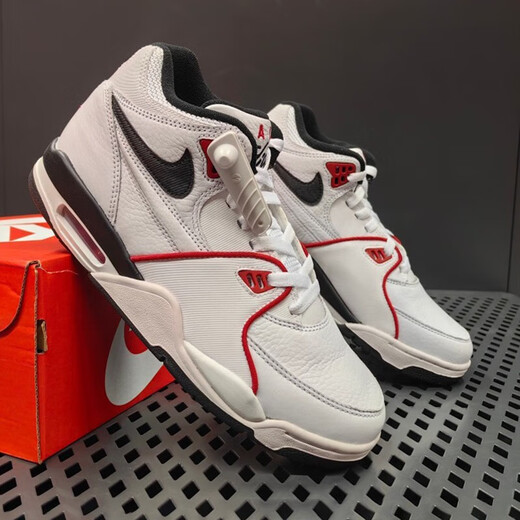 耐克（NIKE）篮球鞋男鞋夏季新款防滑耐磨缓震休闲鞋透气运动鞋BQ4212-100 FD9928-101复古白红 40.5