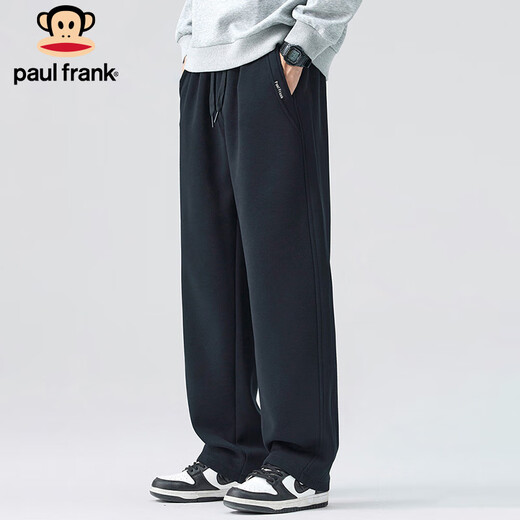 Big Mouth Monkey (Paul Frank) Pantalones para hombres Capacidades pesadas para hombres Autumn Autumn Marca de moda suelta pantalones casuales Pantalones de hombres Sport Pants Black XL