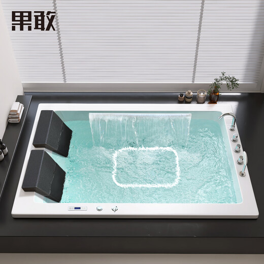 Kokang B & B Villa Internet Promi eingebettete Badewanne Zwei Paare Dusche integriert 1,85 m 719 Badewanne eingebetteter Lufttank + Abfluss + Überlauf 1,9m