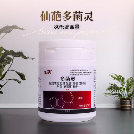 Carbendazim 80% plant fungicide canned high content household convenient delivery spoon to prevent and treat fungal diseases 80% carbendazim 50g*2 bottles