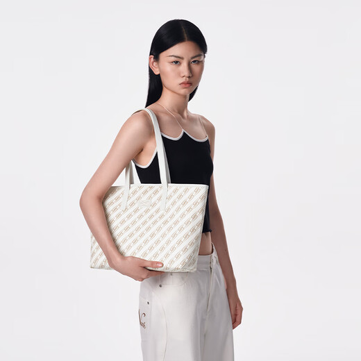 Omto Milk Tea Brown Tote Sac pour les femmes au printemps et en été nouveau sac de grande capacité pour les étudiants de collège en classe Sac de texture de texture de texture de lait de thé au lait moyen [peut être placé sur un ordinateur de 14 pouces]