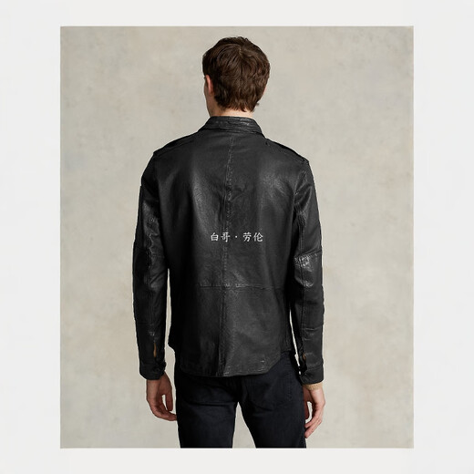 Polo Ralph Lauren Spot Retro Sheepskin Leather Shirt Jacket Men's Polo Ralph Lauren/Ralph Lauren Spot YD057 M