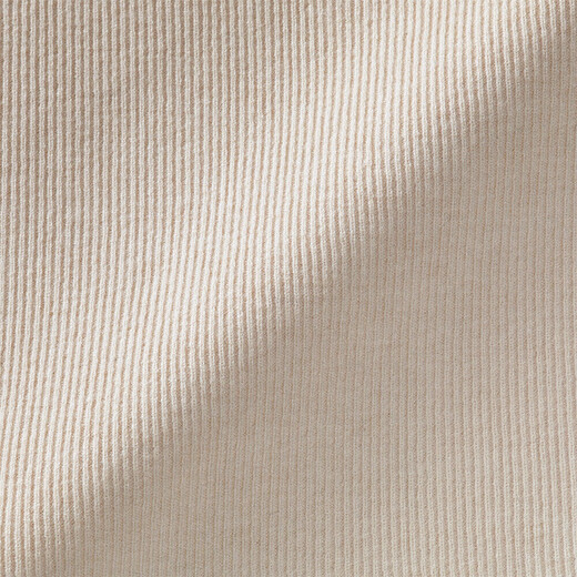 MUJI Women's Milano Ribbed Woven Skirt Long Skirt Women's Fall 25 Women's Clothing BA1QNA5A Off-White L (165/70A)