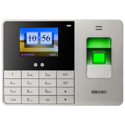 
Deli (deli) punch-in machine face + fingerprint attendance machine cloud attendance clock machine employee clock-in machine face recognition all-in-one machine 13751