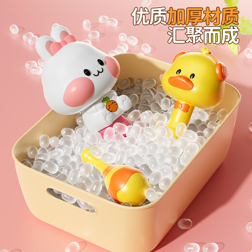 喜迪奇婴儿拨浪鼓早教玩具手摇铃宝宝安抚0-6个月一1岁抓握训练生日礼物