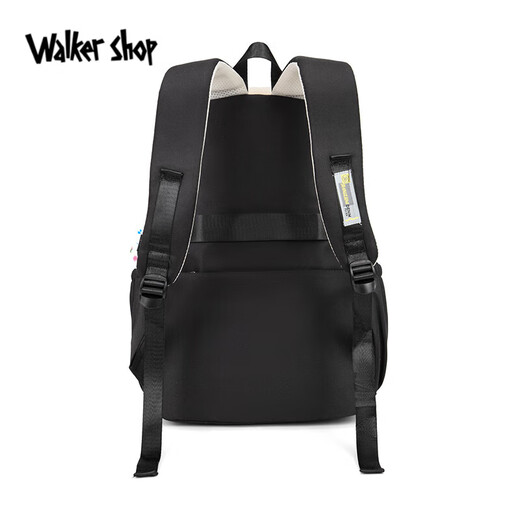 Walker Shop 品牌初中生书包新款大容量高中生学生双肩背包减负护脊双肩包 红配白