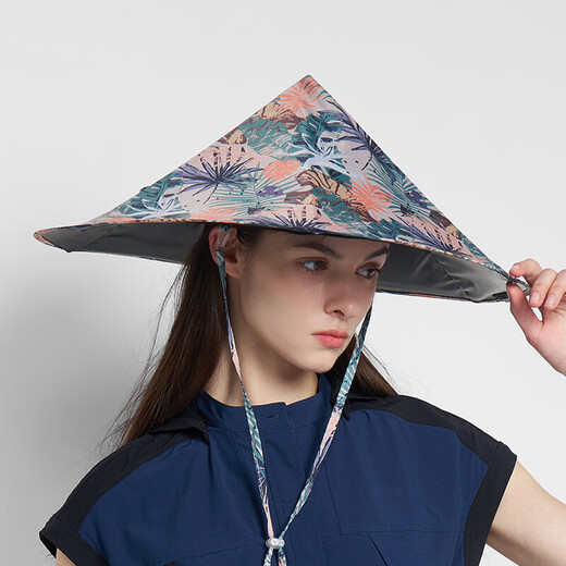 Kenmont foldable sunny and rainy lightweight hat, head-mounted fishing umbrella hat, outdoor play sunshade and sun protection hat km-6126