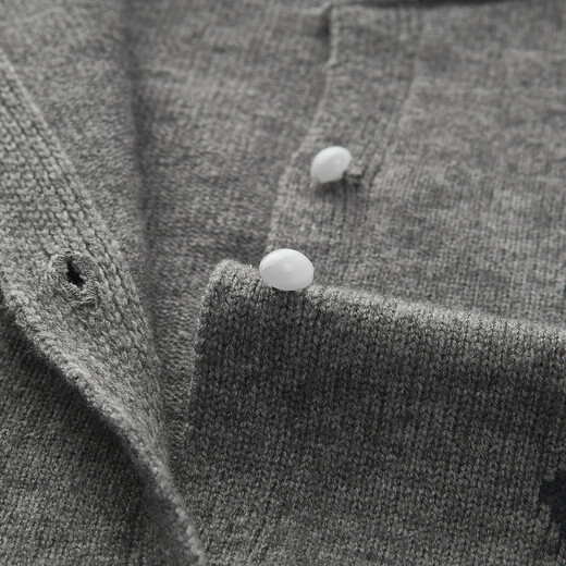 Semir knitted cardigan women's winter short bow rhombus fake two-piece 2025 girly sweater 109725106006