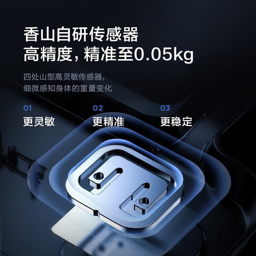 Xiangshan Weight Scale Electronic Scale Human Body Household Accurate Weight Scale High-precision Human Body Scale Healthy Weight Loss Scale Room Temperature Display JOY-Red LED Display [Rechargeable Model]