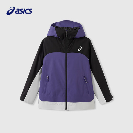 ASICS Children's Clothing 2025 Autumn Mid-sized and Large Children's Three-Proof Jacket Jacket Windproof and Breathable Color Block Jacket