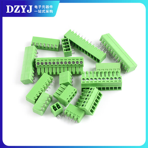 15EDG 3.5MM plug and socket plug-in terminal block straight/curved pin base 2P3P4P5P68P101112P 2p straight pin + plug (1 set) No Specifications