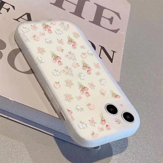 Las flores de pantalla completa fresca de mi jingmi son adecuadas para la caja de teléfono móvil Iqoou5e Z3/Z5/Z6 Full inclusive Neo7Se esbelto IQO [esbelto translúcido] Pantalla completa Pink 9898 Iqoou5X