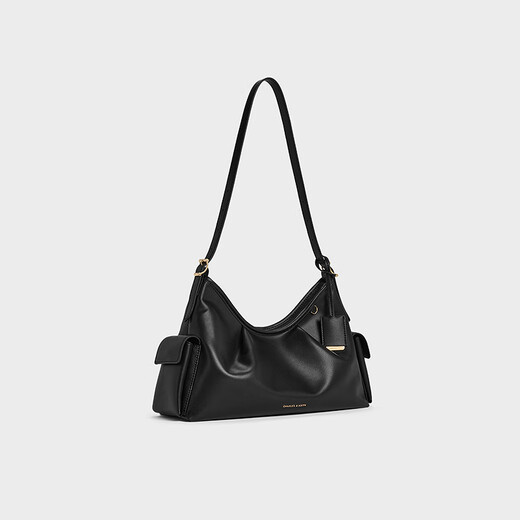Charles/Keith25 Otoño Nuevo producto Gran capacidad de bolsillo de bolsillo de bolsillo de doble parte