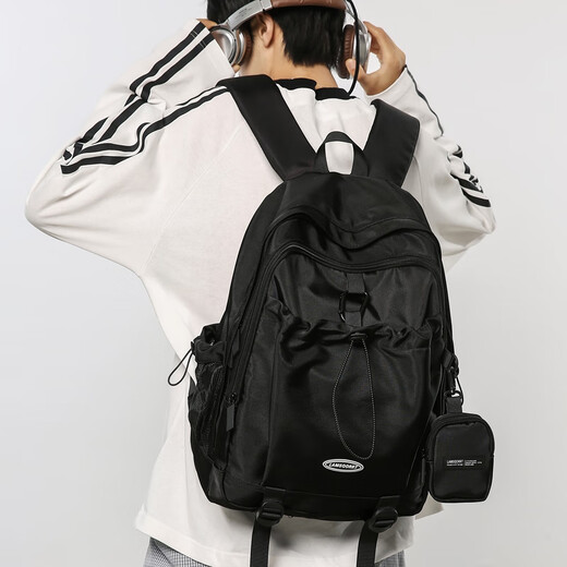 
Xiaomi Youpin Backpack Men's 2025 New High-Pretty School Bag Male College Student Korean versatile high school girl Black
