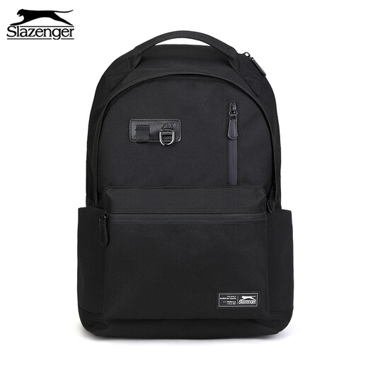 Slazenger Large Capacity Sports Student Rucksack Computertasche Einfache und vielseitige Reisetasche Ins Trendy Black_ [modische Hanging-Dekoration]