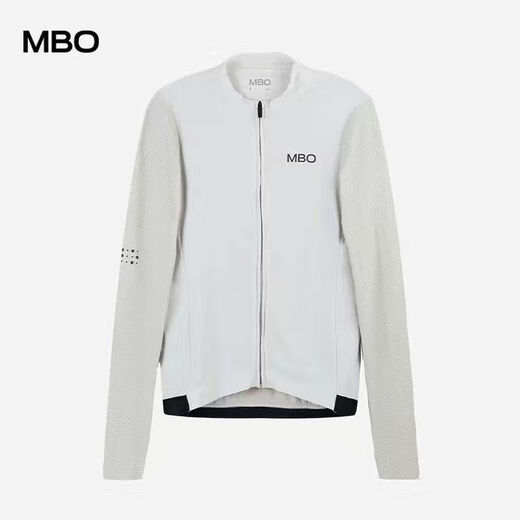 Meissenlan (MBO) MBO Meissenlan spring and autumn thin breathable sweat-absorbent cycling jersey for men and women, long-sleeved road cycling suit, aqua long-sleeved top (same style for men and women) 4XL