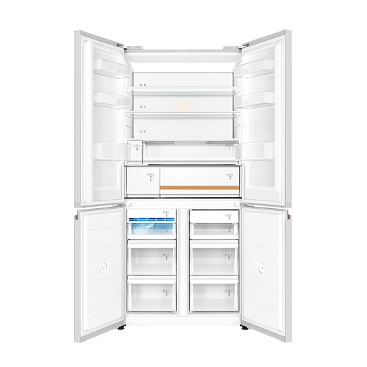 Refrigerador TOSHIBA Cross Cuatro puertas Capacidad de elevación 600 Totalmente integrado Atomizado Preservación, esterilización y desodorización de productos frescos Fabricación rápida de hielo Refrigerador grande inteligente para el hogar GR-RF631WI-PG1 Yuzhisha