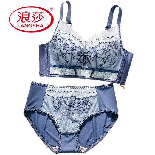 Langsha 2025 Ajustement du printemps et d'été Store physique anti-sac et vêtements sous-vêtements pour femmes de soutien-gorge pour femmes seins de soutien-gorge BRA (ensemble) 75A 34B Push Cup (2,5 cm)