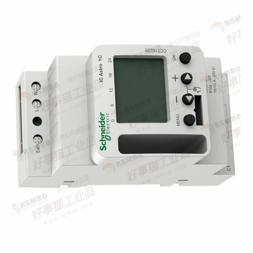 Schneider Electric Programable Time Control Switch ACTI9 IC ASTRO1C Smart 10A, 1 Kanal CCT15940_ITA_4C_24H/7D_30