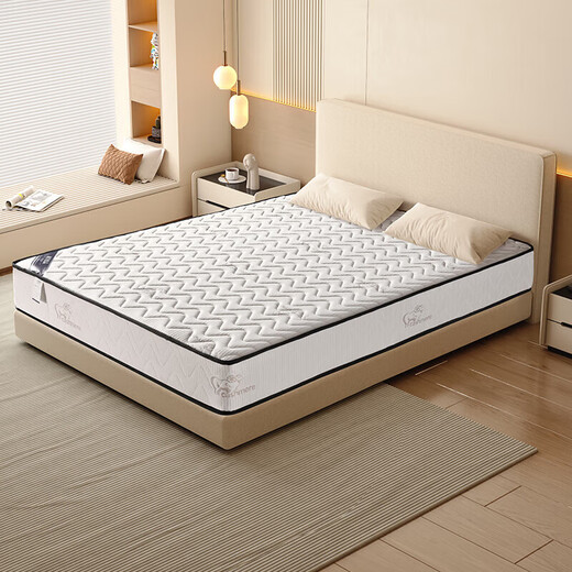 Sweet Jubilee Hilton mattress 1.8*2m silent spring mattress coconut brown mattress latex mattress Simmons mattress upgraded independent round spring [Healthy Ridge 20CM] 1350mm*1900mm