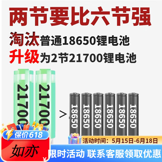 光明大将强光头灯充电超亮头戴式电筒超长续航大功率远射户外大功率 激光 激光式头灯9930黄光-21700锂电池