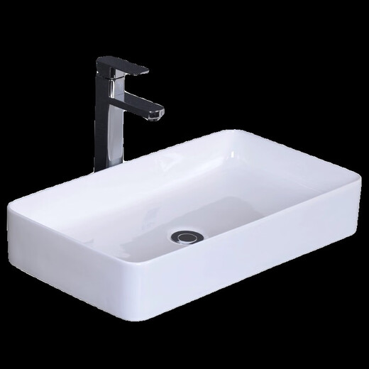KOHLER KOHLER counter basin square wash basin ceramic wash basin oval wash basin simple art basin balcony bathroom K1047 drain