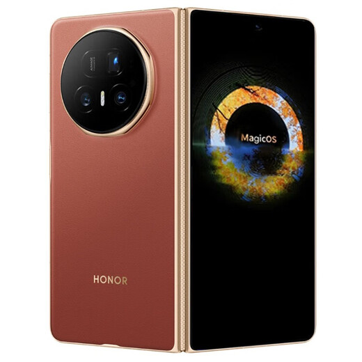 Honor Honor Magic V5 folding screen mobile phone magic v5 mobile phone national bank genuine 5G full network support instant delivery AI folding screen mobile phone warm white 16GB+1TB official standard (spot quick delivery)