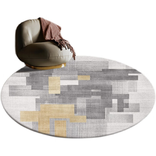 Mat de cuero redondo Mat de piso Scrubbable y lavable PVC impermeable y a prueba de aceite Estudio de silla de computadora de estudio Wasabi American PU Round 1047 No. 60 cm de diámetro Ronda