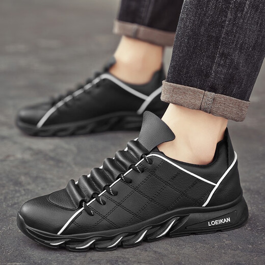 Light Moe Rong Gran tamaño zapatos para hombres 45 Zapatos de moda para hombres 2025 Spring New 46 Casual Shoes 47 Sports Trendy 48 Working Shoes AC3882/Blanco y blanco 43