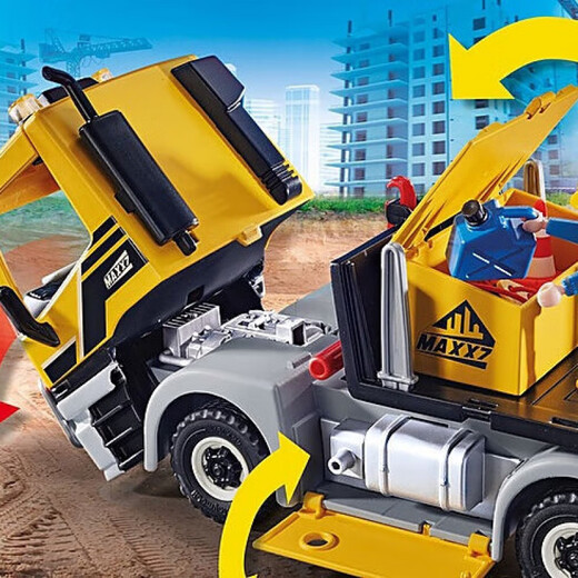 playmobil摩比世界70444可变卡车70442工程70441起重机塔吊车锤子 9887(袋装)
