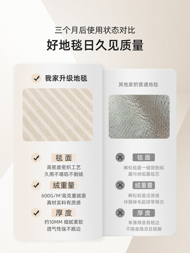 橙央地毯办公室高级感客厅2025新款奶油风免洗可擦沙发地垫轻奢防水家 云颜-16867 240*360cm(适合4人或L型沙发)