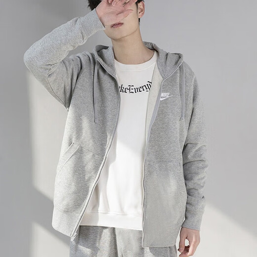 耐克（NIKE）男装 夏季新款户外骑行服舒适跑步运动服连帽休闲上衣夹克风衣 BV2649-063 M L【175-180c130-140斤】