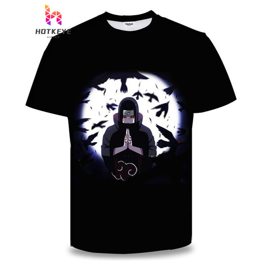 
Yamamori Nanshi 2025 short-sleeved Naruto anime series T-shirt 3D printed trendy casual tops Xiao Quan family photo TXU1504 S suitable for 80-90Jin [Jin equals 0.5 kg]