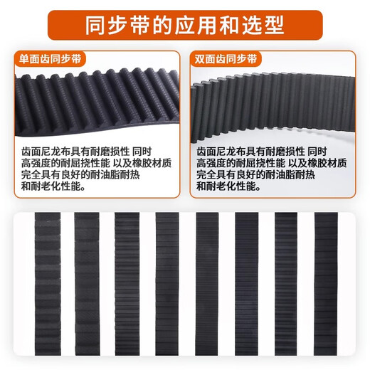 Yusenyi rubber synchronous belt belt JIEBAO toothed gear transmission belt HTD8M880/888/896-1232 1048-8M 10mm