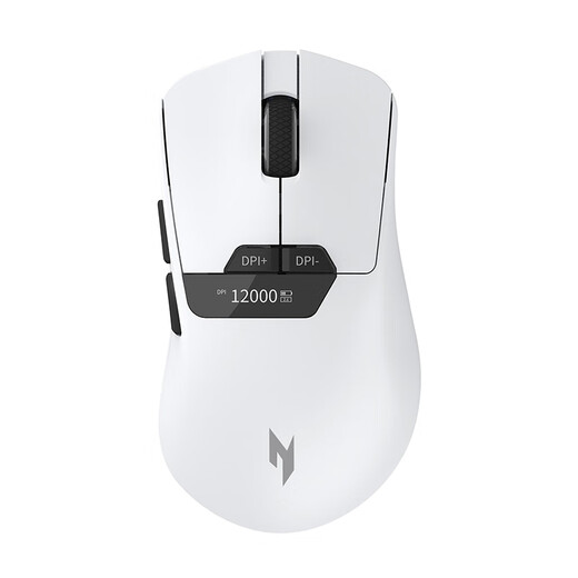 宏碁（acer）暗影骑士三模无线双8K游戏鼠标轻量化办公电竞 7键可自定义3395高端引擎人体工学鼠标8K接收器 白色(3311-双2K带接收器)