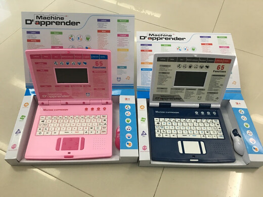 Yusenyi Children's Foreign Trade Early Education Espagnol English English Spanish Bilingual Learning Machine Toys 130 Fonction ordinateur portable BT-271E English Learning Machine (rose / bleu)