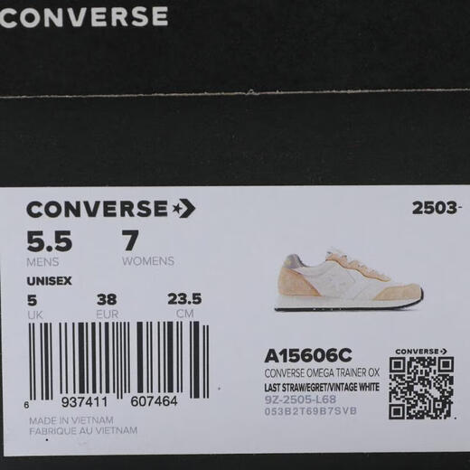 Converse [大发发] 2025 men's Chuck Taylor SEASONAL casual sneakers A15606C 40