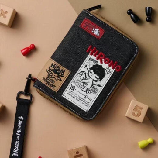 Yumori Idiot Ono Echo Peripheral Passport Ticket Package Integrated Document Storage Canvas Zipper Travel Goods Card Package Ono Passport Package